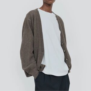 100% Yak Boyfriend Cardigan - perfect oversized cardigan layering essentials